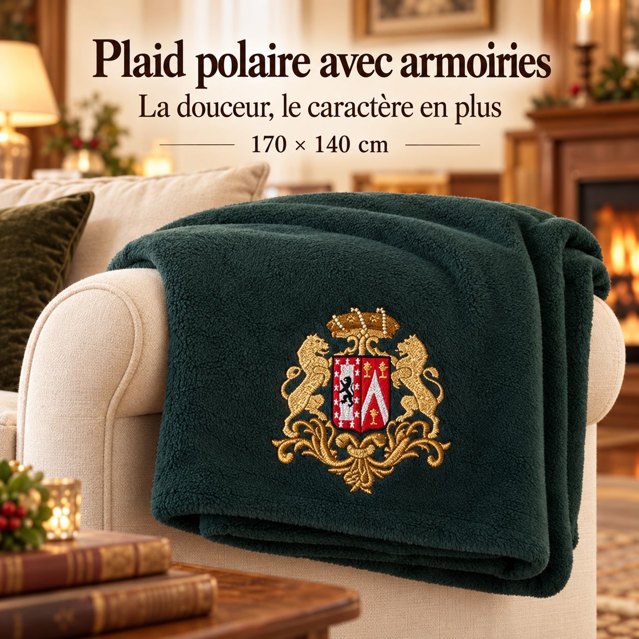 Grand Plaid polaire (140 x 170 cm)