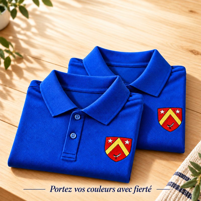 Polo coton piqué 215gr version homme