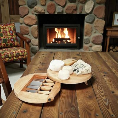 Plateau à fromage gravé