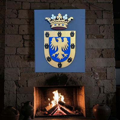 Réalisation armoiries en bois