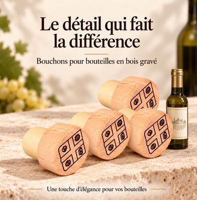 Bouchon gravé (10 pcs)