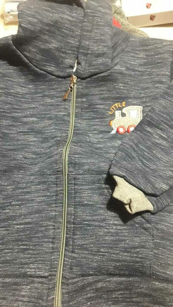 Campera con capucha, línea bb