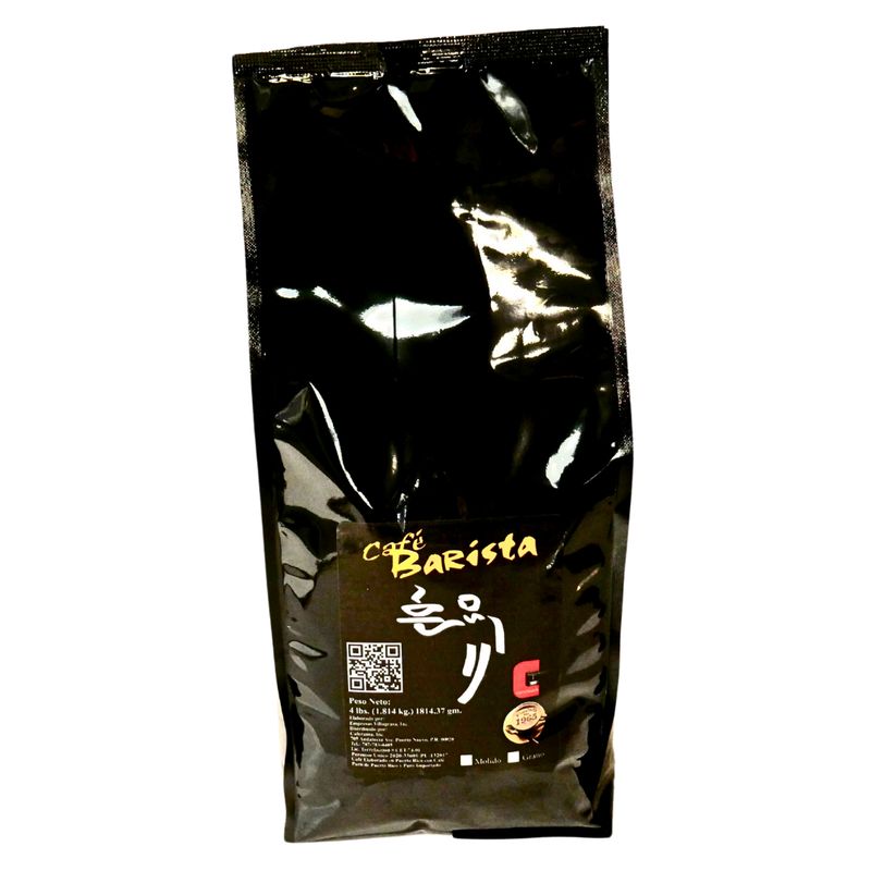 Café Barista Dark Roast Grano 4 lbs