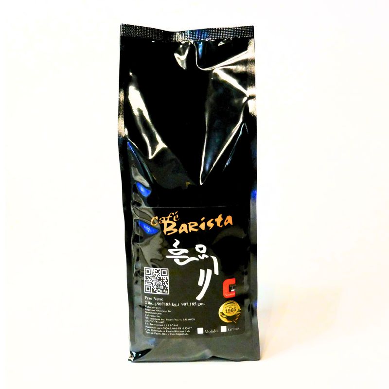 Café Barista Dark Roast Grano 2 lbs