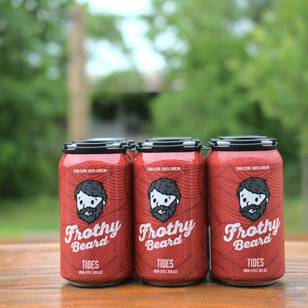Frothy Beard Tides Irish Red Ale Cans (6pk)