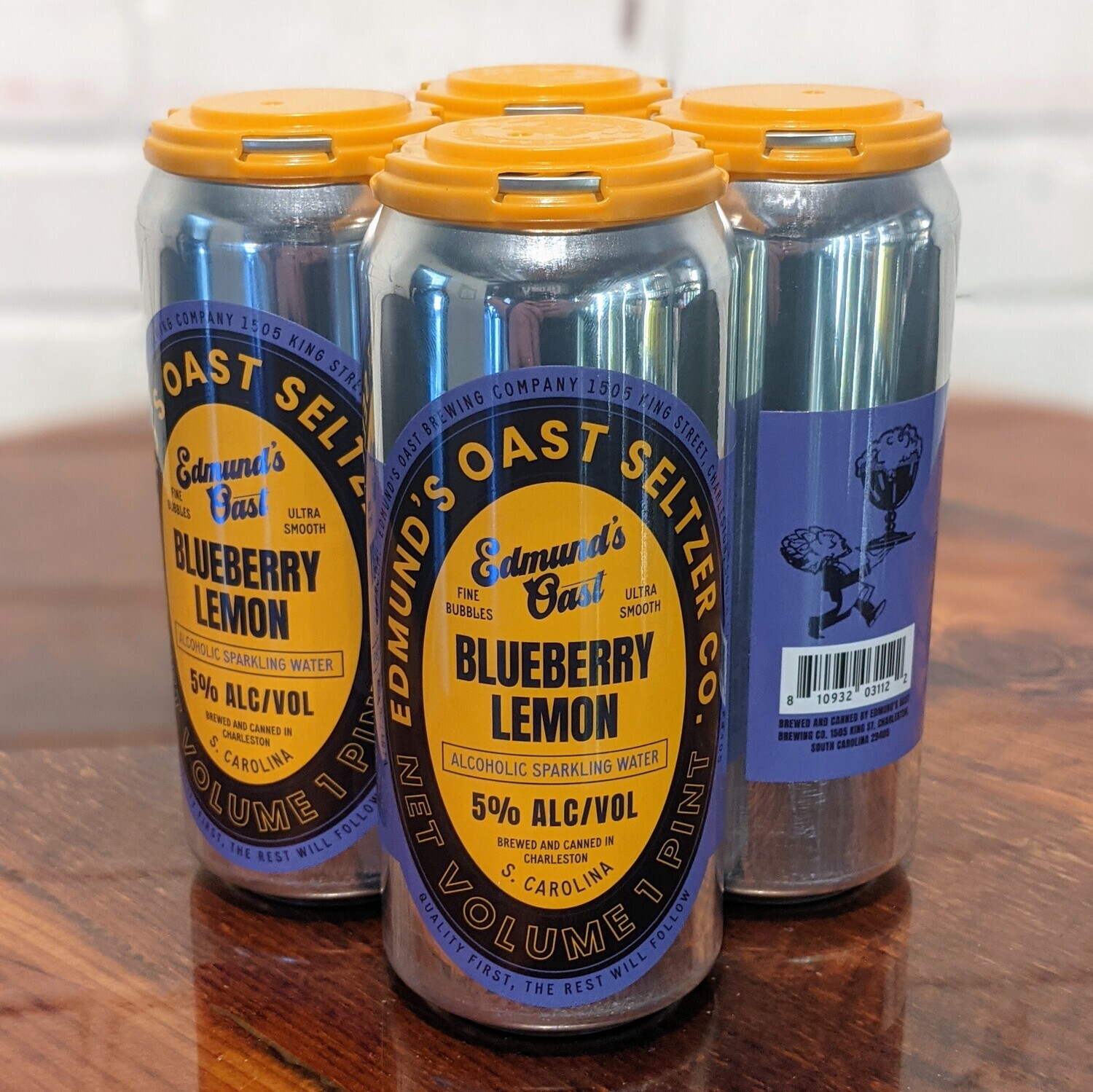 Edmund&#39;s Oast Blueberry Lemon Seltzer (4pk)