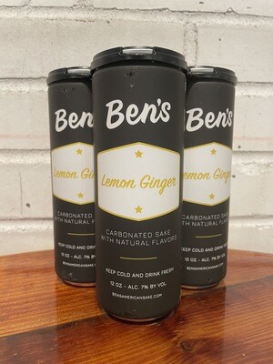 Ben's Lemon Ginger Sake (4pk)