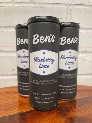 Ben's Blueberry Lime Sake (4pk)