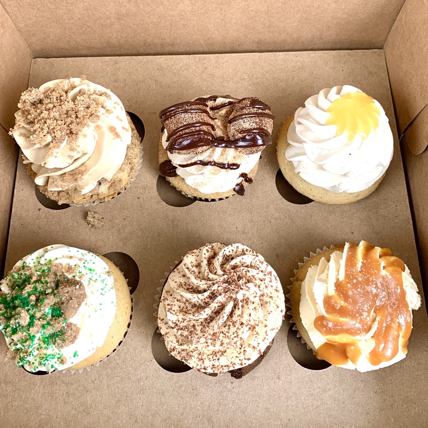 Half Dozen Full Size Cupcakes Half Dozen Full Size Cupcakes