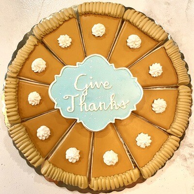 Pumpkin Pie Thanksgiving Cookie Platter - PREORDER Pumpkin Pie Thanksgiving Cookie Platter - PREORDER