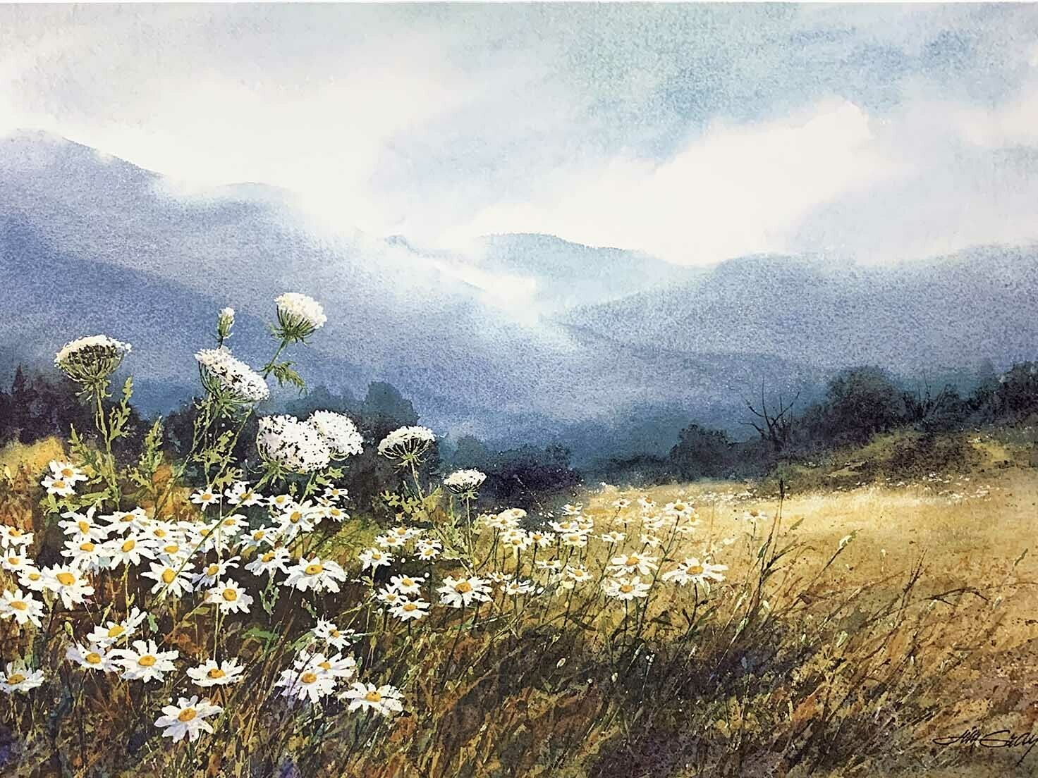 SMOKY MOUNTAIN SUMMER - Litho-21 x 14