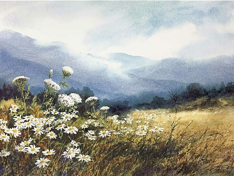 SMOKY MOUNTAIN SUMMER - Litho-21 x 14