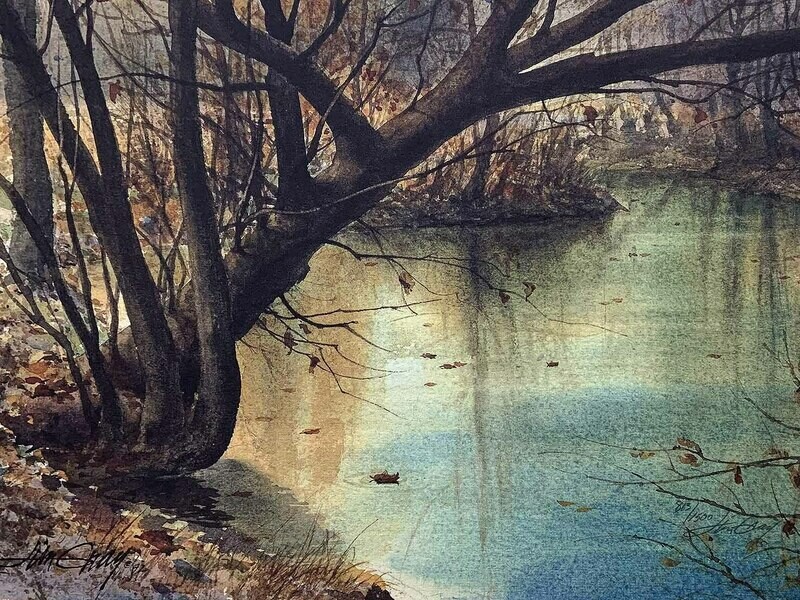 QUIET REFLECTIONS - Litho-13 x 9 ½