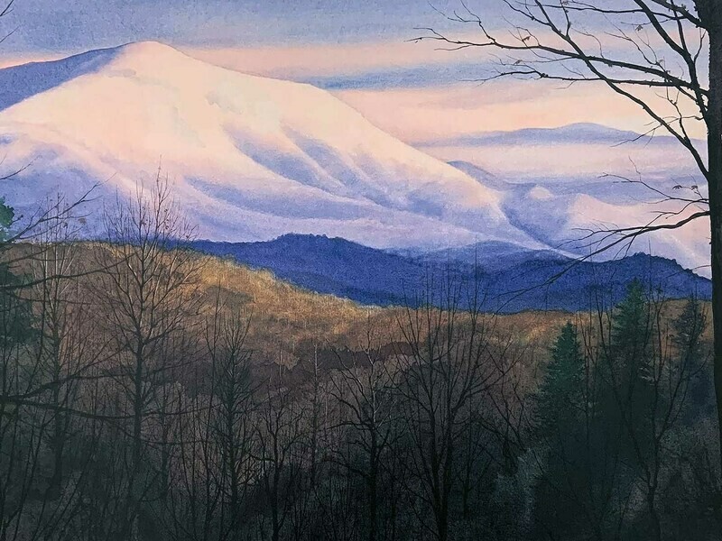 SNOWY PINNACLE - Litho-22 ½ x 17