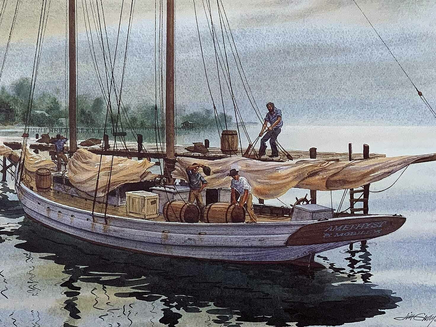 THE AMETHYST - Litho-17 x 12