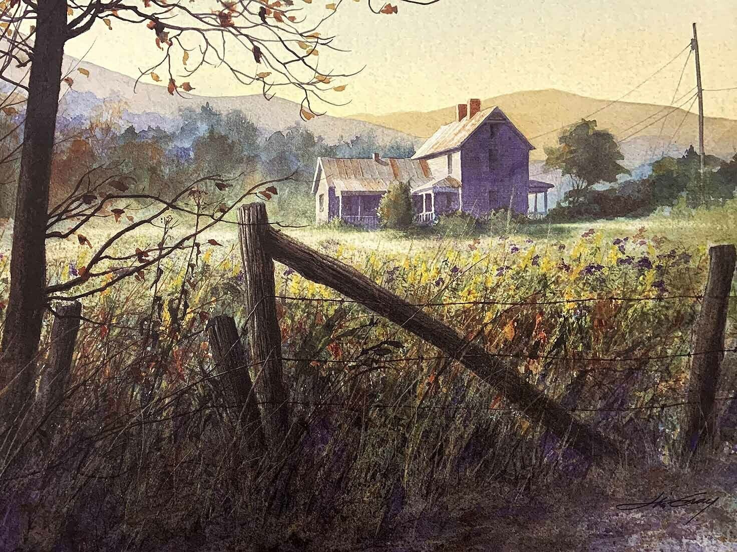 THE HOMEPLACE - Litho-18 ½ x 12 ½