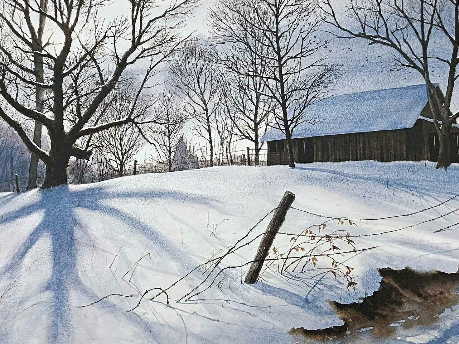 WINTER LIGHT - Litho-21 ½ x 16 ½