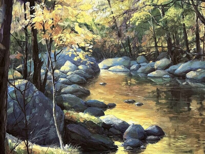 APRIL REFLECTIONS - Litho-23 ½ x 17