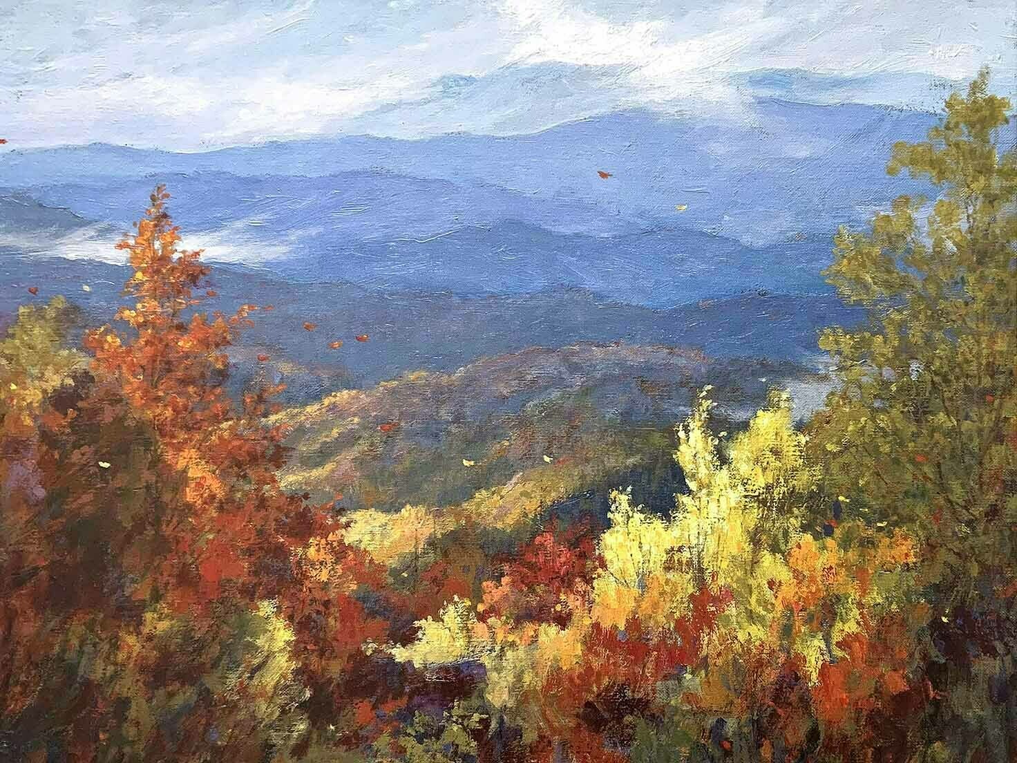 AUTUMN BREEZES - Litho-19 x 16
