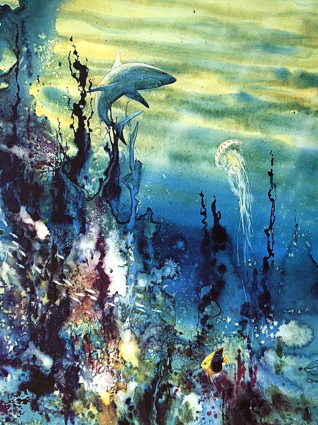 BEAUTY OF THE REEF (SET) - Litho-13 ½ x 18
