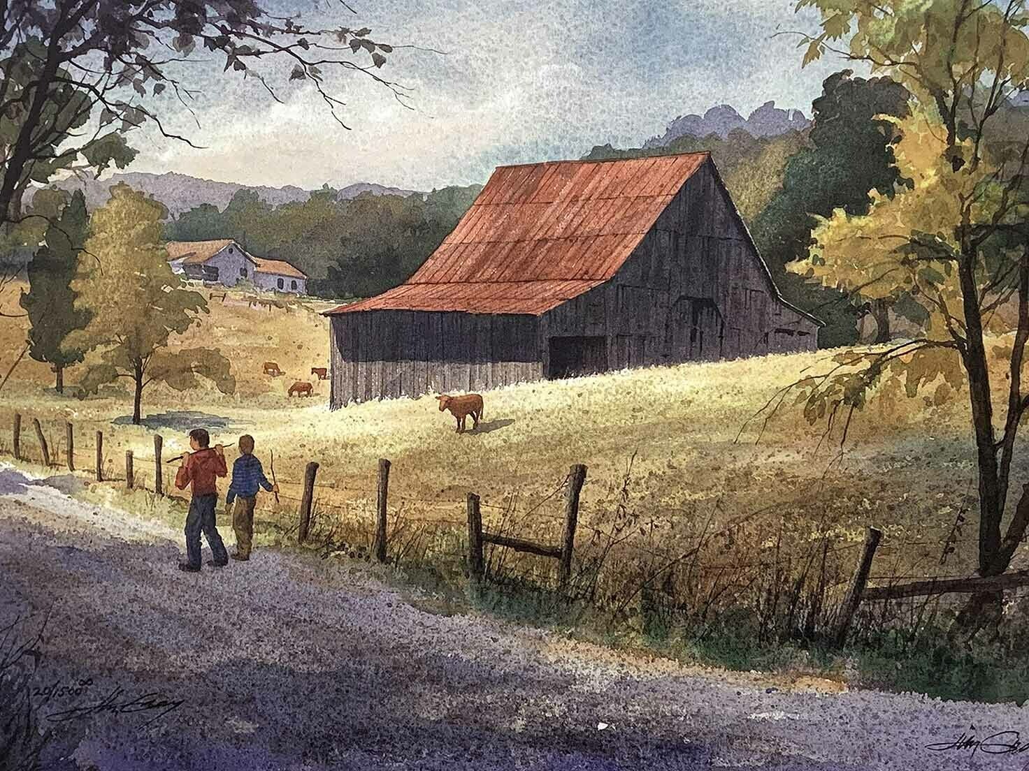BROTHERS - Litho-19 x 12