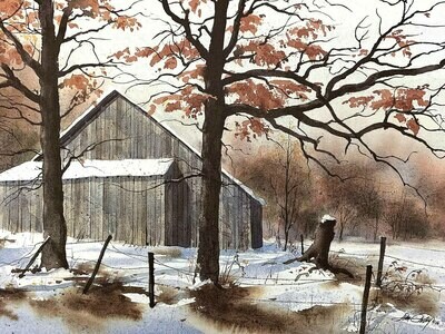 FIRST SNOW - Litho-20 x 13