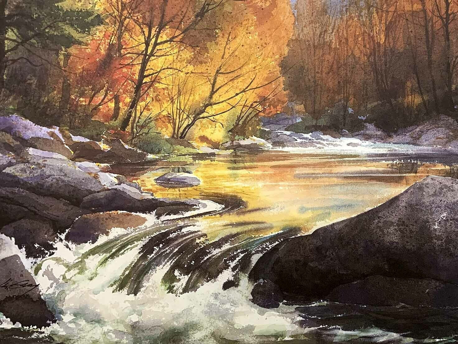 GREENBRIAR EVERMORE - Litho-21 x 14