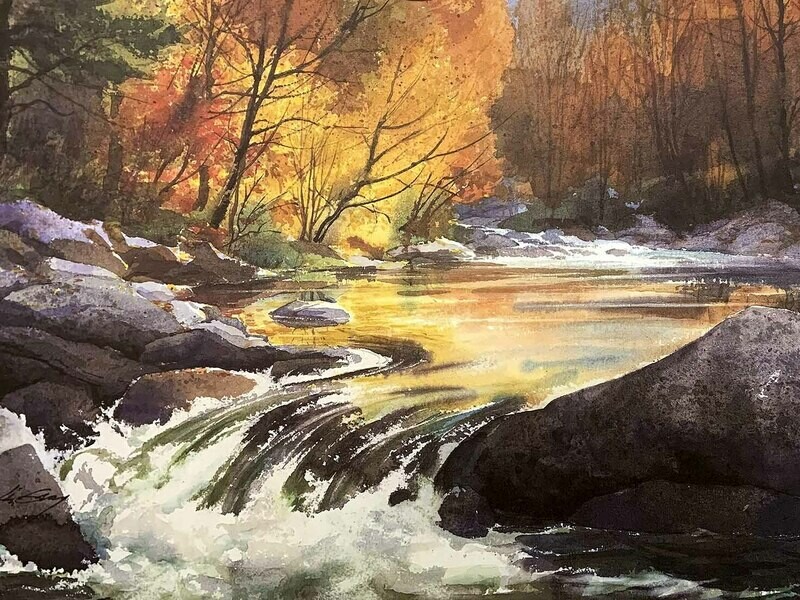 GREENBRIAR EVERMORE - Litho-21 x 14