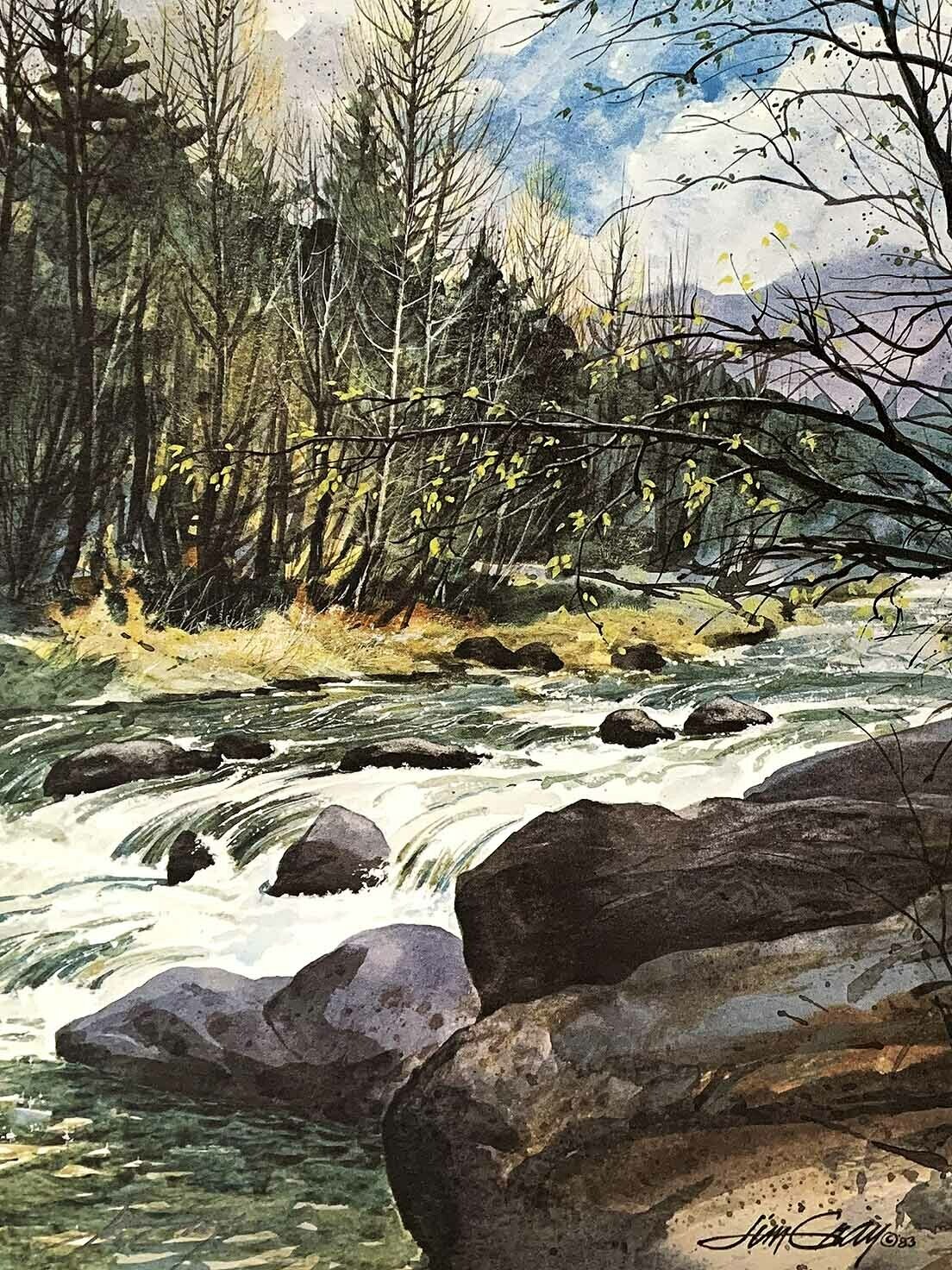 GREENBRIAR SPRING - Litho-11 x 14