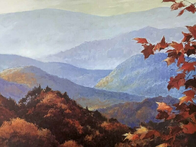 HIGH AUTUMN RIDGES - Litho-27 x 20