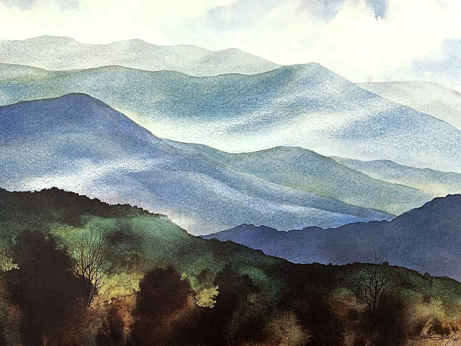 MT. LECONTE - Litho-23 x 16 ½