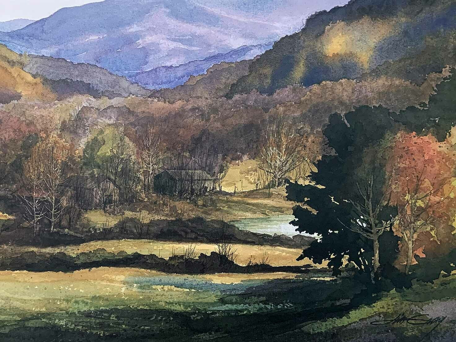 MOUNTAIN MEMORIES - Litho-21 x 14