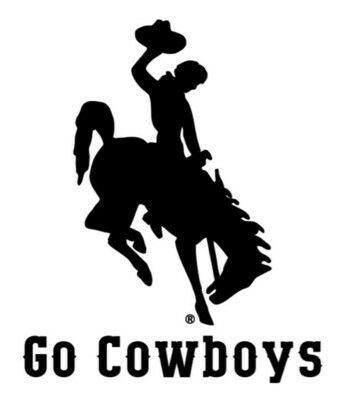 Wyoming Cowboy 8" Decals
