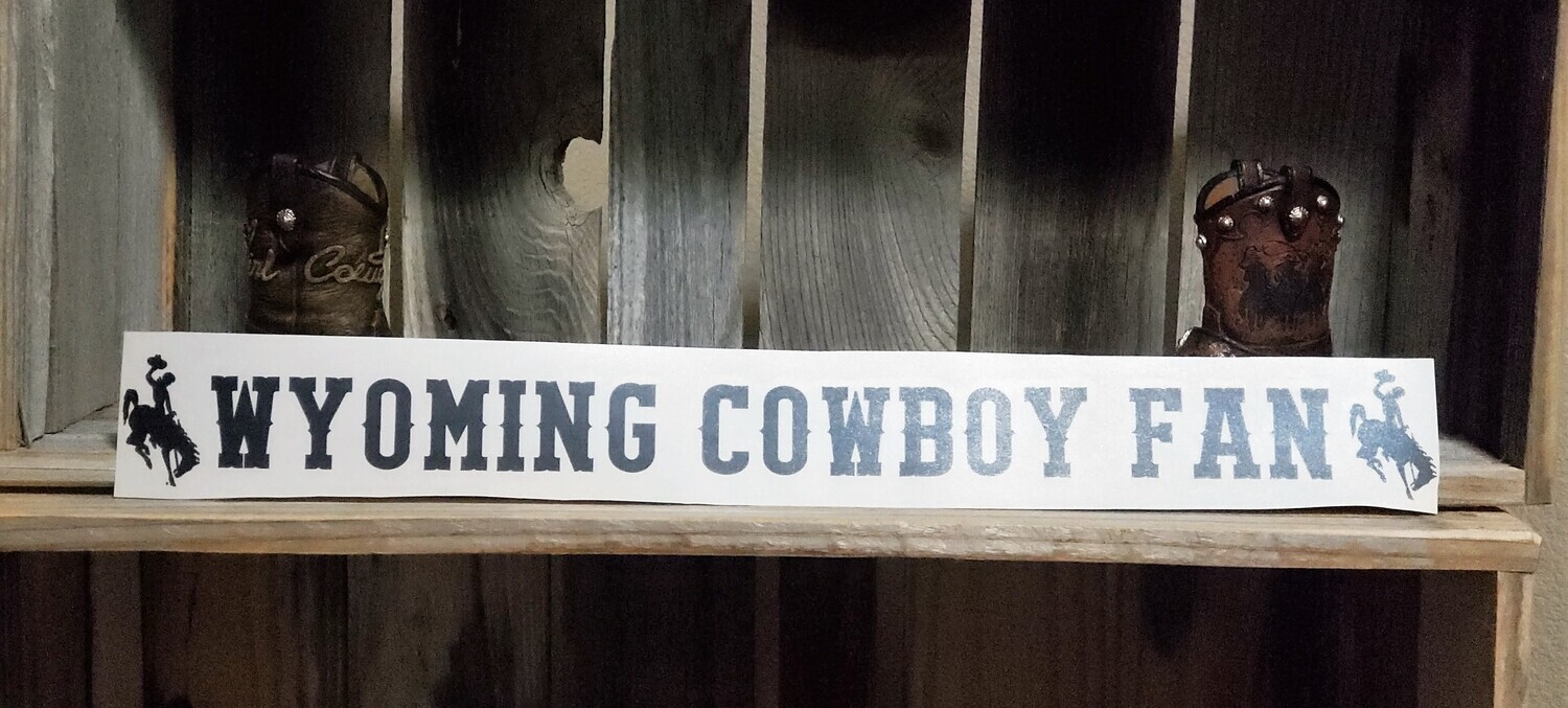 Wyoming Cowboys Car Door Decal