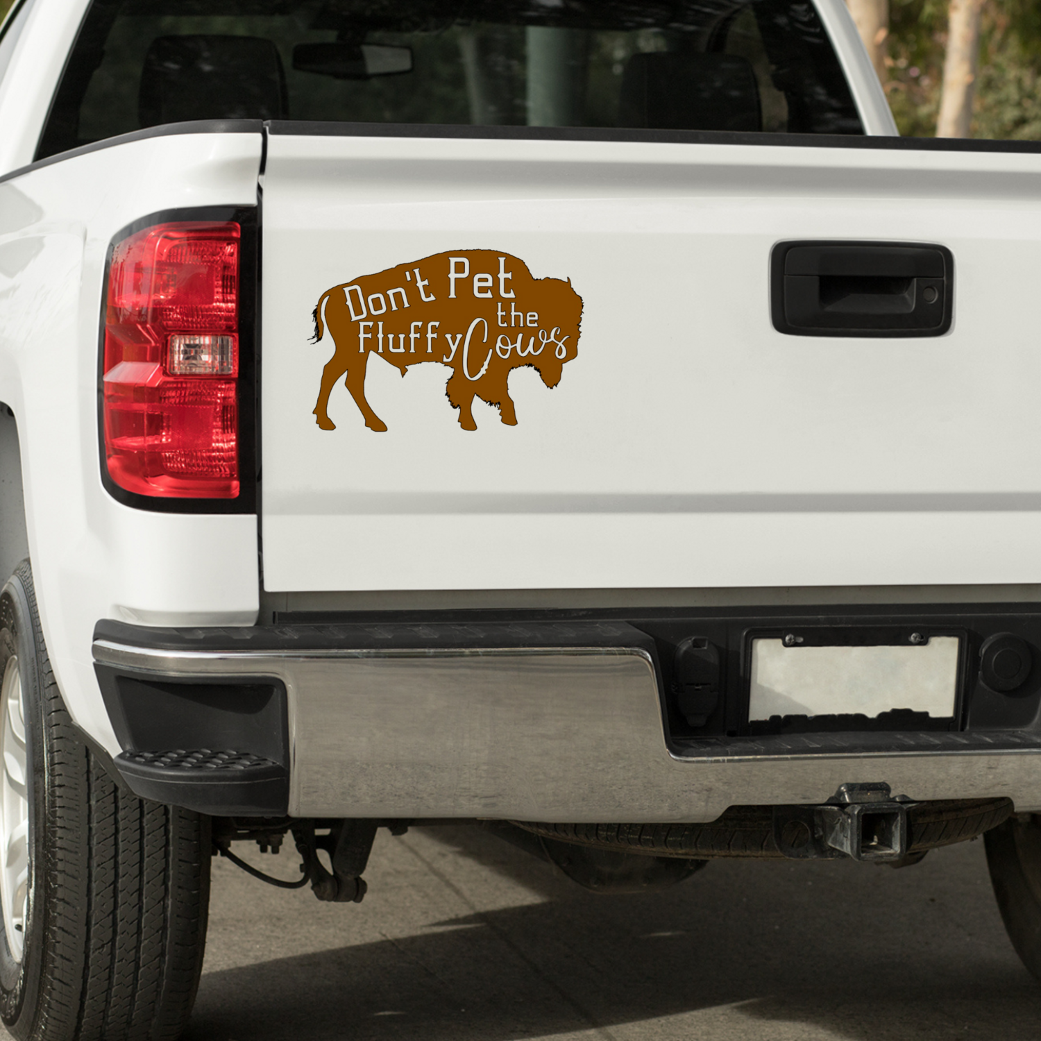 Yellowstone Sticker | Don't Pet the Fluffy Cows Decal
