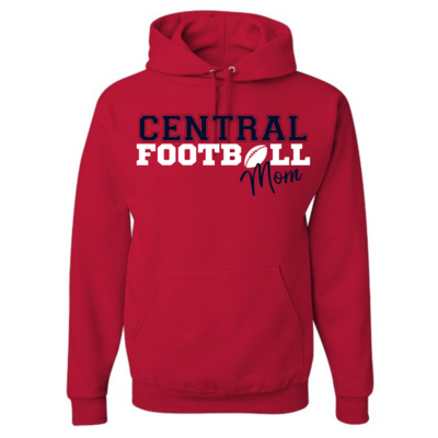 Central Football Hoodie Mom
