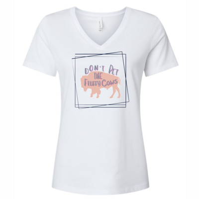 Don't Pet the Fluffy Cow Square Shirt