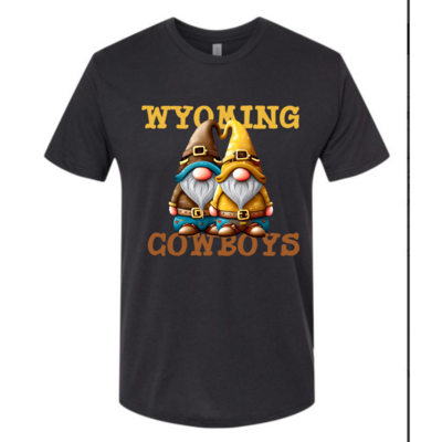 Wyoming Brown & Gold Gnome Tees