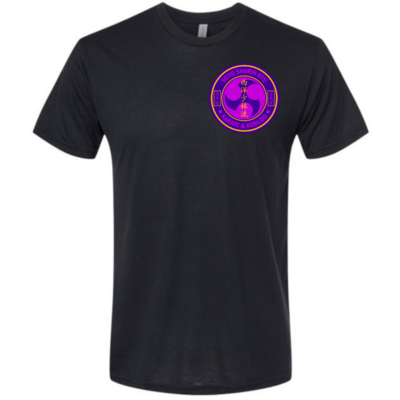 Seiyo Shorin-Ryu Karate Shirt - Purple & Orange Small Logo