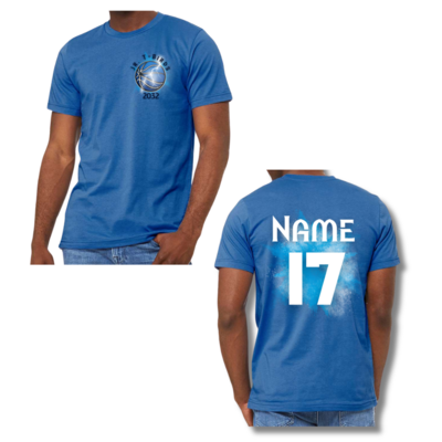 Jr T-Bird 2032 Large Design with Name Shirt