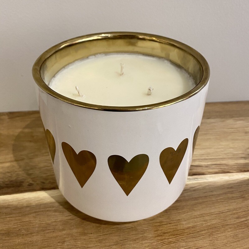 Exotic Amber-Heart Candle