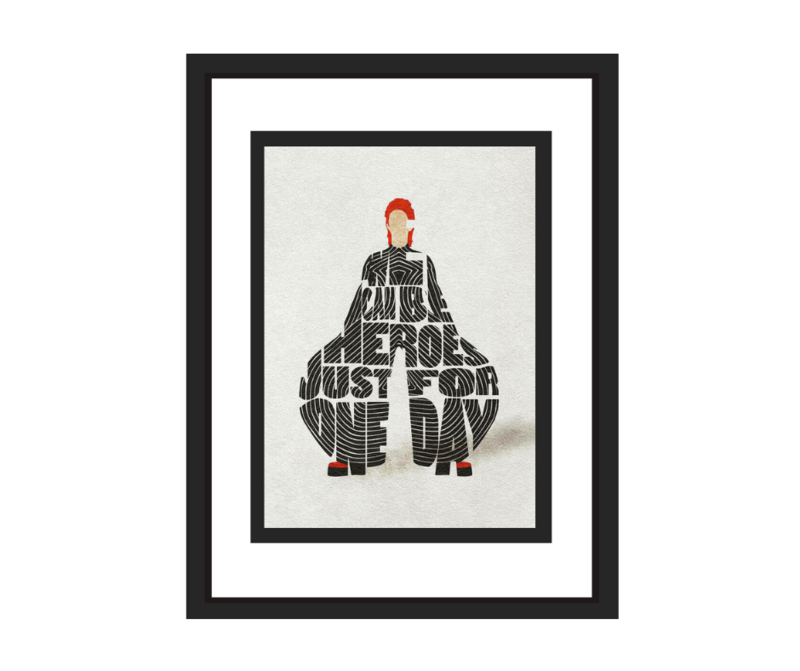 David Bowie Typography
