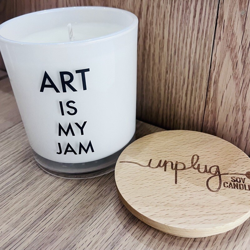 Unplug "Art Is My Jam" Soy Candle