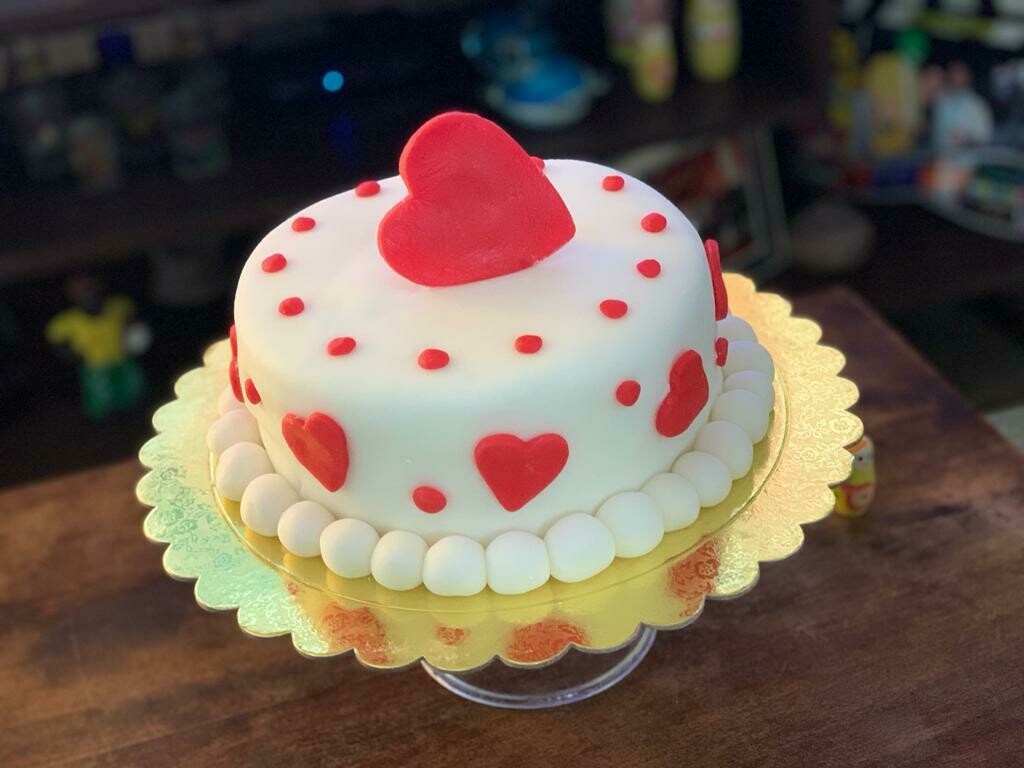 Torta Corazón Día de la Madre