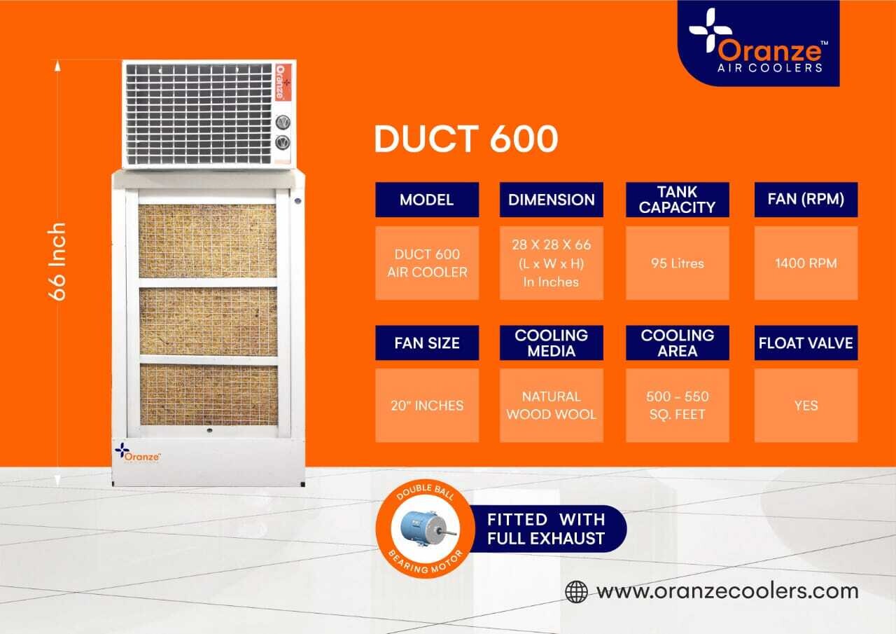 Super jumbo 6 Feet Duct 600 AIR cooler.