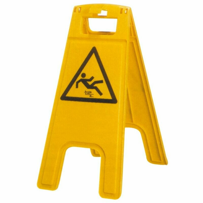 Warnschild „Rutschgefahr“