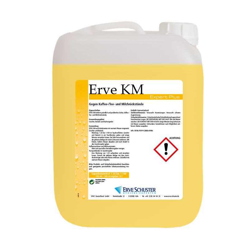 ERVE KM – Gegen Kaffee-/Tee-, Milchrückstände