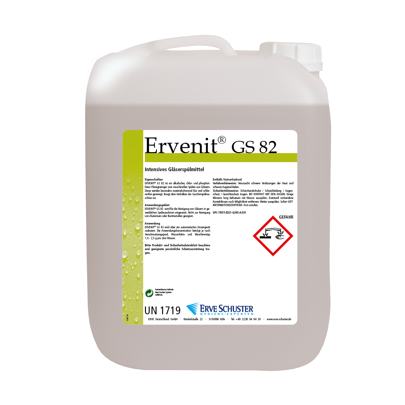 ERVENIT® GS 82 – Gläserspülmittel
