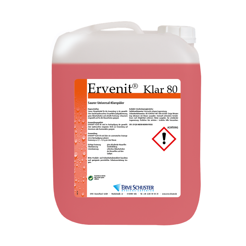 ERVENIT® Klar 80 – Saurer Universalklarspüler