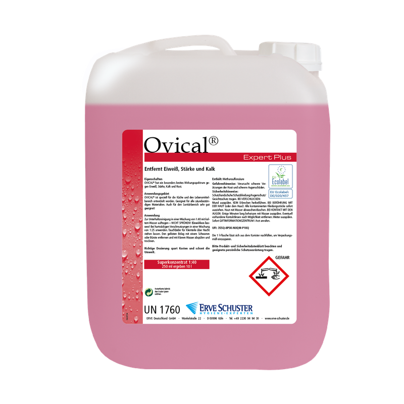 OVICAL® – Kalklöser, Eiweißlöser, Stärkelöser